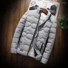 メンズダウン秋の冬のパーカージャケットメンズファッションカジュアルスタンドカラー厚い綿パッドの服スリム野球コート