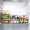 Storage Bottles Food Bins Rectangle Shape Cabinets Organizer BPA-free High Visibility Kitchen Organization