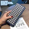 wholesale ladies shoulder bags 2 elegant atmospheric plaid long wallet thickened printed leather mobile phone bag popular folding canvas coin purse 22319#