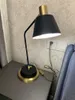 Bordslampor Modern LED -lampa vertikalt guld/svart med stabilt läsljus för kontorsbädd