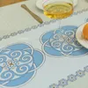 Tkanina stołowa owalna obrus wodoodporna olej okładka przyjęcie dekoracja domowy Wedding Coffee House geometryczny wzór