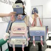 School Bags Trendy Lady Laptop Kawaii Waterproof Backpack Female College Bag Women Harajuku Book Girl Travel Fashion