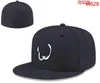 2023 masculin classique Washington Flat Series Series Heart pleine grandeur Sox La Fashion Caps Fashion Hip Hop Baseball Sports Tous les chapeaux ajustés de l'équipe Casquette en taille 7-taille 8 A0