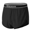 Sous-vêtements Zonbailon Boxer pour hommes Sous-vêtements SexyCouverture complète Hanche avec taille basse Slips courts Trunks Style Split