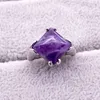 Band Rings 20 PCS Lot Blandade stilar Natural Purple Crystal Stone Fashion Women S smycken 230506