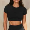 2024New Desginer Aloyoga Al T Shirt Aloos Yoga Sports Bra Seamless Suit Long Pants Fiess Short Sleeved Set For Women Tracksuit Sweat Suit Casual Fashion 23