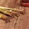 Fumando tubosjintai anti extinguindo escavado raspador manual 2 em 1 haste de pressão de articulação de bambu de madeira de 1