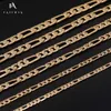 Vendita calda catena Figaro in oro 18 carati di alta qualità Catena spessa italiana 3mm 4mm 5mm 8mm Collana rap hip hop all'ingrosso