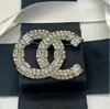 20 -stylowy luksusowe litery projektant broszka klasyczne bramki broszki dla kobiet dziewczyny ślubne prezenty biżuterii Wysoka jakość