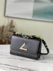 Designer Luxury handbag purses Twist MM Single Shoulder Handbags Chain Tote Bag Leather Yellow Fashion Crossbody Handbags M50282 Hasp Up Lady Party Bag