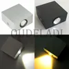 Wall Lamps Square Aluminum Surface Mounted 3W/6W ED Light Bedside Aisle Home Decor Bar KTV Indoor Lighting