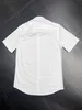 Camisas de grife de designer masculino vestido short shorts camisa de vestido de hip hop estilo de alta qualidade tops de algodão 10638