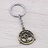 Keychains J Store Fullmetal Alchemist 아연 합금 팬을위한 Magic Circle Model Key Chain Ring Porte Clef Llavero Chaveiro JJ11896