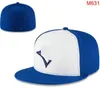 2023 Classic Expos da série Flat Peak Series Full Size Sox LA Caps fechados Moda Moda Hip Hop Os esportes de beisebol todos os chapéus equipados com time Casquette em tamanho 7- Tamanho 8