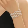 Pulseiras de casamento novas jóias de strass