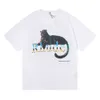 Camisetas masculinas rhude leopard t-shirts masculino mulheres de alta qualidade camisas de algodão 100% algodão no topo do verão de alta qualidade