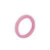 Anéis de casamento 5pcs/definido anel de silicone flexível hipoalergênico esportes FDA Ambiental Rubber for Women Party Yoga Presente 3mm Tamanho 4-8