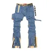 Mens Jeans DF0440 Fashion Runway European Design Party Style Clothing 230506