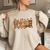 Women's Hoodies Fall Coffee Sweater Cute Sweatshirt Lover Hoodie Thanksgiving Pumpkin Latte Drink Cup Sweatshirts Tops