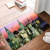 Mattor City Moskva Ryssland Kreml Cathedral Church Building Doormat Rugs For Living Room Badrum Kök Mattan Flanell Mat