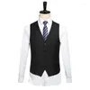 Herenpakken heren modebedrijf casual kleding groomsman driedelige pak blazers jasbroek broek broek vest sets