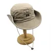 Chapeaux à large bord coton brodé Bad Bunny pêcheur chapeaux Un Verano Sin Ti coeur seau chapeau femme été pliable chapeau de soleil homme chapeau de plage J230503