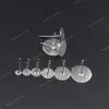 Stainless Steel Blank Earring Stud Base Fit 3 4 5 6 8 mm Cabochon Cameo Settings DIY Jewelry Making Accessories Supplies Jewelry MakingJewelry Findings Components