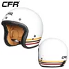 خوذات الدراجات النارية CFR كبيرة الحجم 4XL Retro Four Seasons Helmet Men's Summer Half Half Women’s Knight