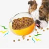 Leksaker 6xde Interactive Dog Toy IQ Treat Squeak Ball Food Dispensing Puzzle Toys för små medelstora stora hundar som spelar Chasing