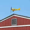 Dekorativa objekt Figurer unika flygplan vindspinn | Vädervinge för Garden Spinner Vacker Metal Mill Outdoor Classic 230506