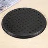 Baking Moulds 10 Inch Personal Perforated Pizza Pans Black Carbon Steel With Nonstick Coating Easy To Clean Tray