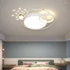 Chandeliers Modern Led Ceiling Chandelier For Living Room Bedroom Study Office White Black Finished RC Dimmable Lighting