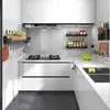 Étagère de rangement de cuisine, étagère murale à épices, espace de rangement multifonctionnel en aluminium, étagère de cuisine, organisateur de cuisine