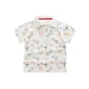 Tshirts elegante verão Camisa de pólo de alta qualidade Tops de tecido de algodão Tees Crianças Roupas 230506