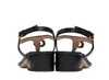 designer slippers Leather Thong Sandal fashion Marmont Leather Sandals low block heel mules with golden hardware