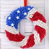 Dekorativa blommor American Independence Day Decoration Wreath Eva Sheet Home Pendant
