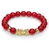 STRAND FENG SHUI Kleurrijke kristallen stenen kralen Bracelet Men Women unisex pixiu Breng geluk rijkdom polsband armbanden Lucky Jewelry