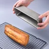 Baking Moulds 4Pcs Aluminum Alloy Loaf Tin Rectangular Non-Stick Bread Mould Pans Tools Kitchen Dining Bar Supplies