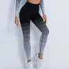 Active Pants Yoga Women Leggings for Fitness Gym High midje Sports Tights Woman Seamless Sports Sportkläder