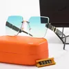 مصمم النظارات الشمسية الفاخرة Hbrand النظارات الشمسية عالية الجودة النظارات النساء الرجال النظارات النسائية الشمس زجاج UV400 عدسة للجنسين مع صندوق