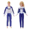 Kawaii items mode dolly outfit draag kinderen speelgoed minnaar kleren politie -uniform poppen accessoires voor barbie diy chidlren girl game