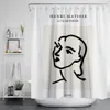 Cortinas famosas padrão de pintura arte moderna cortina de banho abstrata matisse arte impressa cortina de chuveiro à prova dwaterproof água para cortinas de banheiro