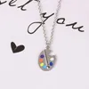Pendant Necklaces 2023 Latest Cute Girl Necklace Drop Oil Painting Board Color Pigment Fashion Temperament Female Jewelry Gift