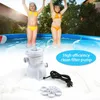 Supplies EU/US/UK Electric Swimming Pool Filter Pump For Above Ground Pools Cleaning Tool Pool Pump Paddling Pool Pump Water For Home