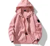 Herenjacks Nieuwe zwart wit roze windjager mannen dames met capuchon Jacket Letter Designer Coats Tops Outwear Parka Clothing