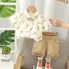 Kinder Kleidung Sets Fliege Krawatten Shirts Shorts School Anzüge für Kinder Jungen Trailsuits Sommer Kleinkind Outfits Baby Clot 23