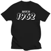 Men's T Shirts Hecho En 1962 Camiseta Regalo Fiesta Defertido Fashion Shirt رسالة رسومات رسانية الرجال غير الرسمي القطن القصير