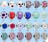 925 silver beads charms fit pandora charm Eiffel Cross Blue Mosaic beads DIY Fit Original European