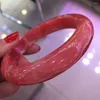 Bangle Genuine Natural Rose Rhodochrosite Gems Stone Inner Diameter 58mm