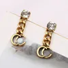 Vrouwen Klassieke Stud Dangle Earring Designer G Brief Mode Holle Brief Oorbellen Persoonlijkheid Partij Sieraden 20 Stijl